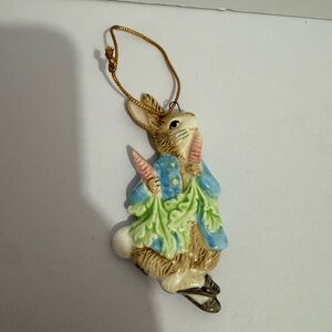 Schmid Beatrix Potter Creations Peter Rabbit Ceramic Ornament Hand Painted